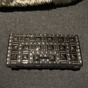 BCBGMaxAzria Studded Clutch
